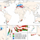 GCM refers to the 17 global climate change models used in the study’s projections. “Suitability retained” refers to current wine-growing regions; “novel suitability” refers to areas that climate change will make newly suitable for viticulture.